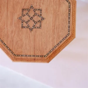 Hand-Carved Side Table