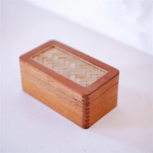 Wooden Box with Hasira Mat